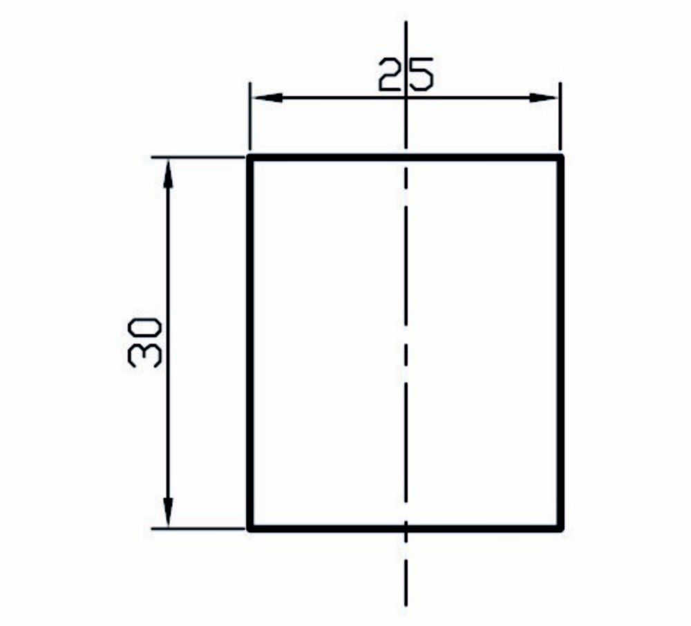 Duschdörrknopp dubbelsidig         SK001, svart