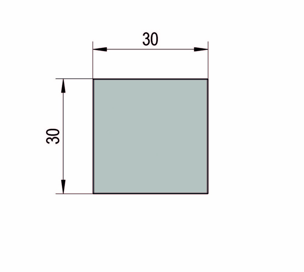 Duschdörrknopp SK003, borstad      koppar
