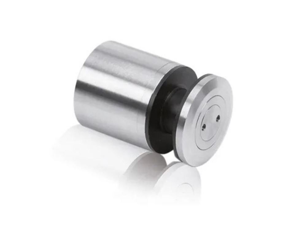 Punktfäste Ø 50mm justerbar, 25mm  väggdistans AISI 316, 10-13,52mm