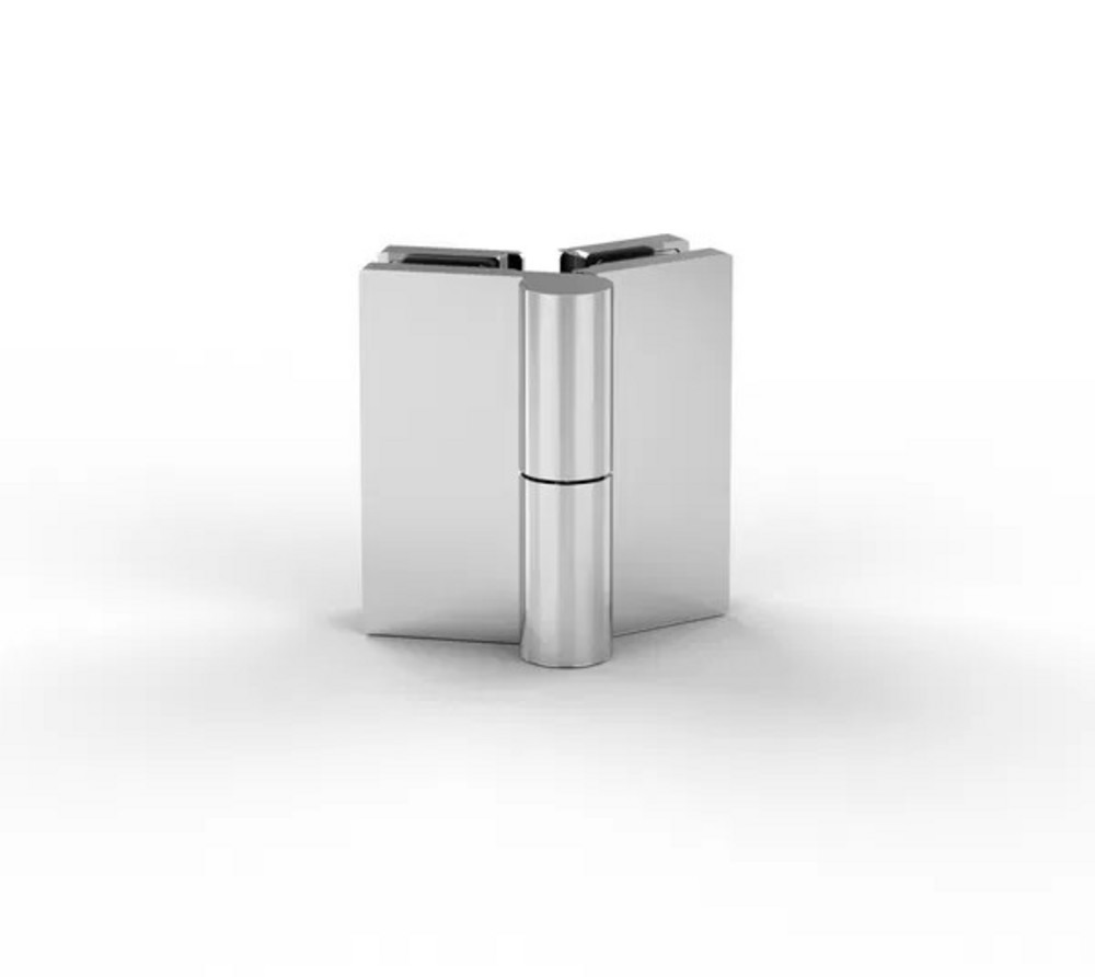 Gångjärn Arta G/G 135°-180°, höger,blankkrom