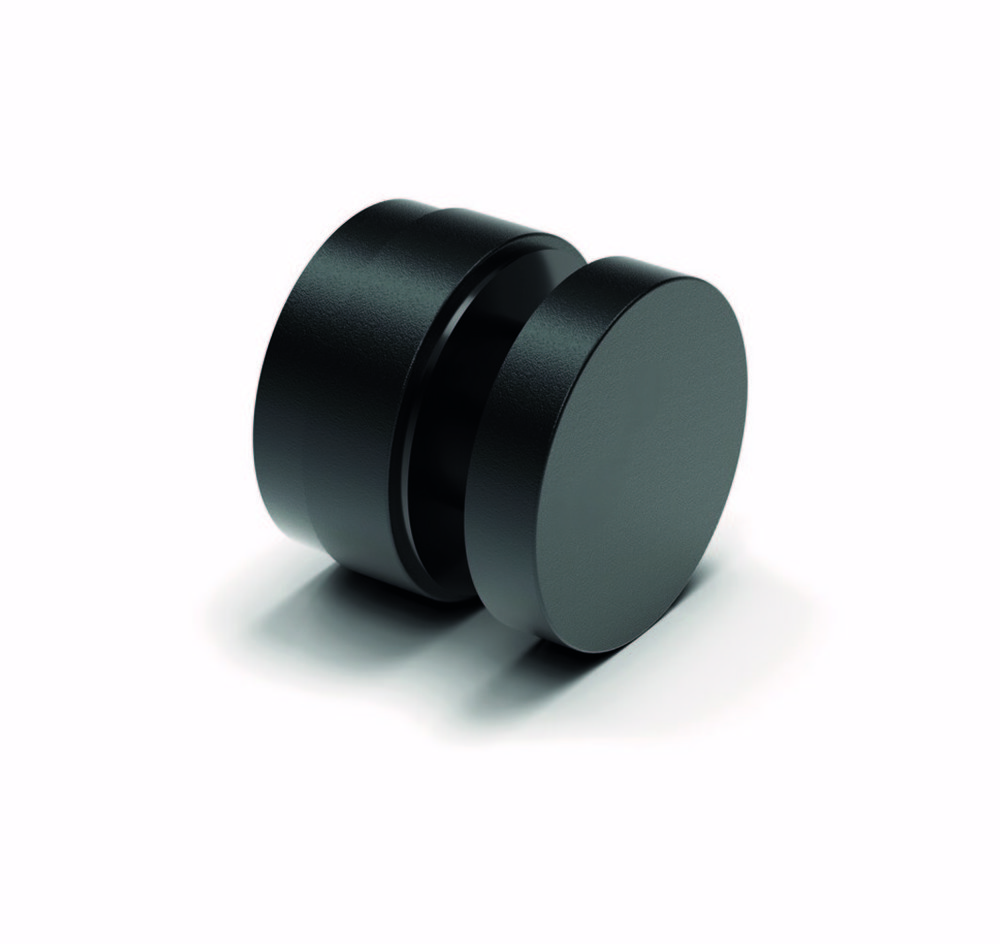 Punktfäste Ø 50mm justerbar, glas  10-13,52mm, svart