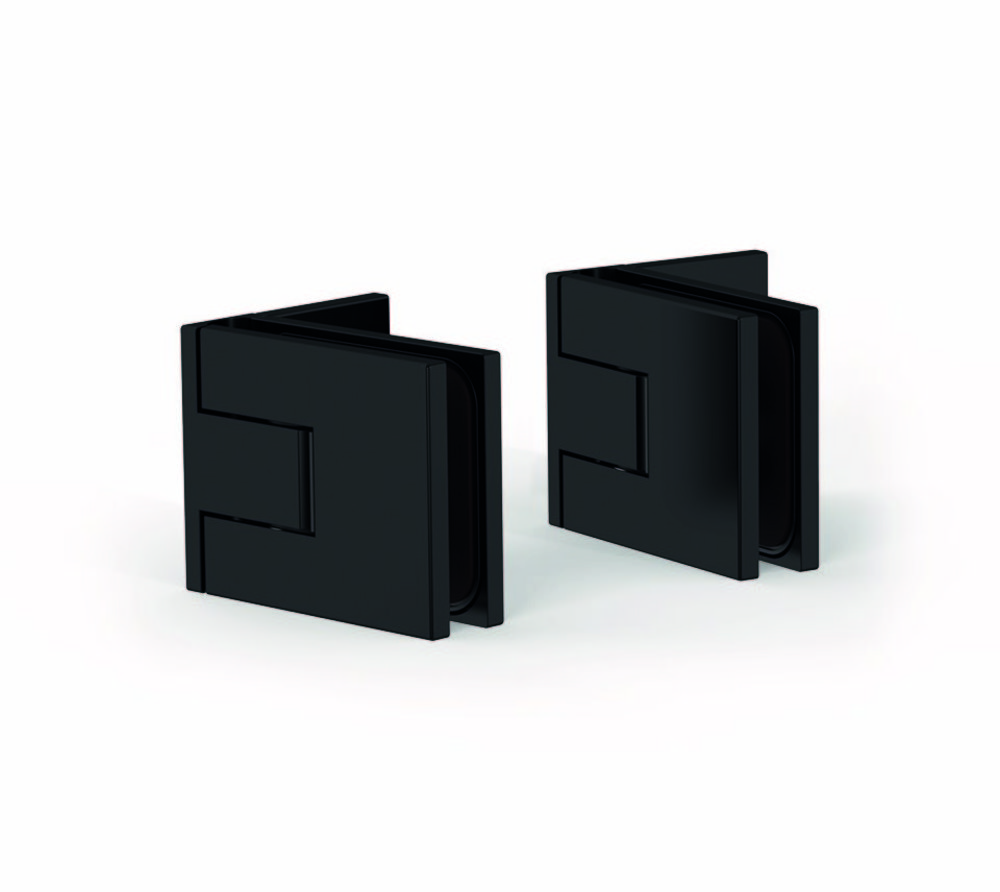 Gångjärn Juna G/V för bastu        90° enkelsidigt, svart, 1 par