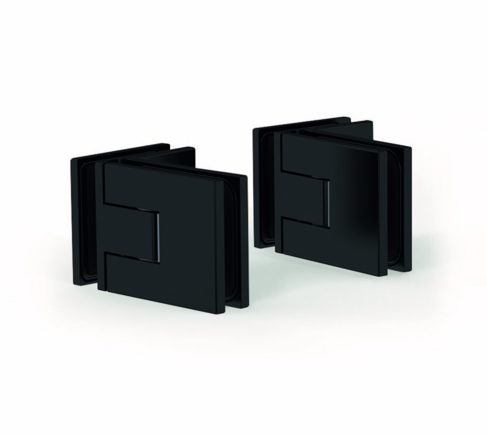 Gångjärn Juna G/G 90° enkelsidigt, svart, 1 par