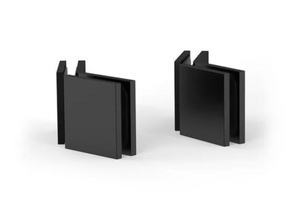 Vinkelfäste Juna G/G 135°,         svart, 1 par