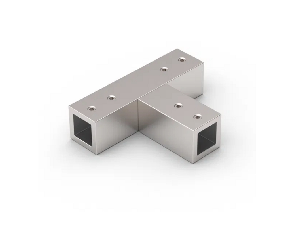 Trepunktsanslutning 12x12,         fyrkantig, 90°, RF-utseende