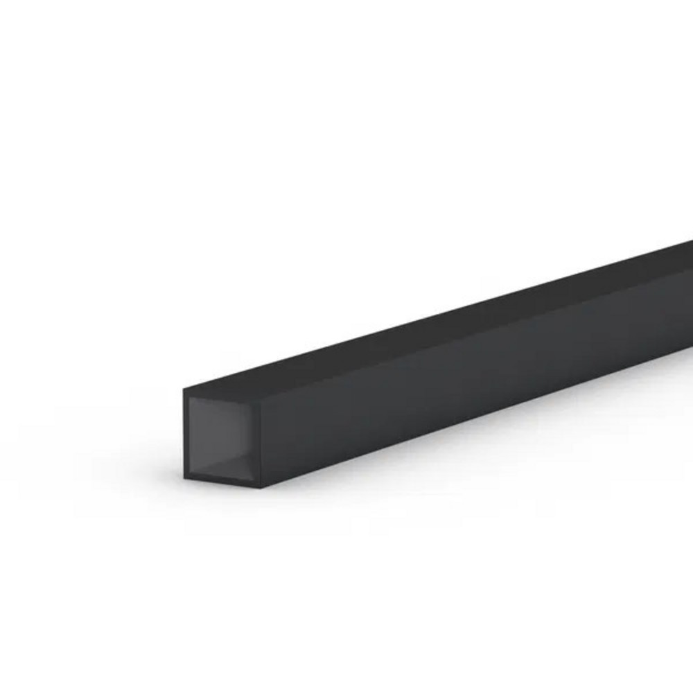 Stabiliseringsstag 12x12,          utan anslutning, svart L=1210mm