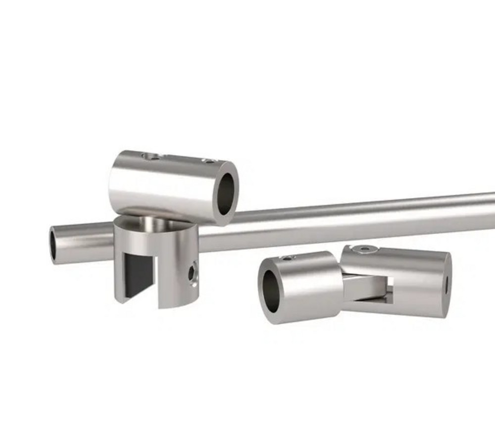 Stabiliseringsstag set Ø12 G/V,    8-10 mm glas,RF look L=1210mm,