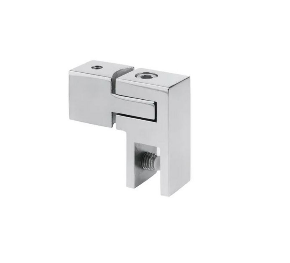 Glasanslutning, fyrkantig 15,      slutstycke, 6-10mm glas, polerat RF