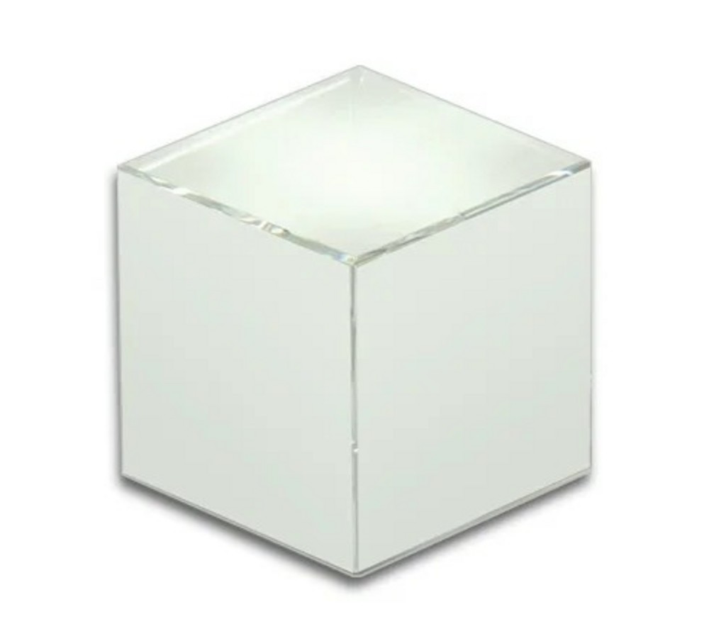 Kub 20 mm tillverkad av            Borosilikatglas