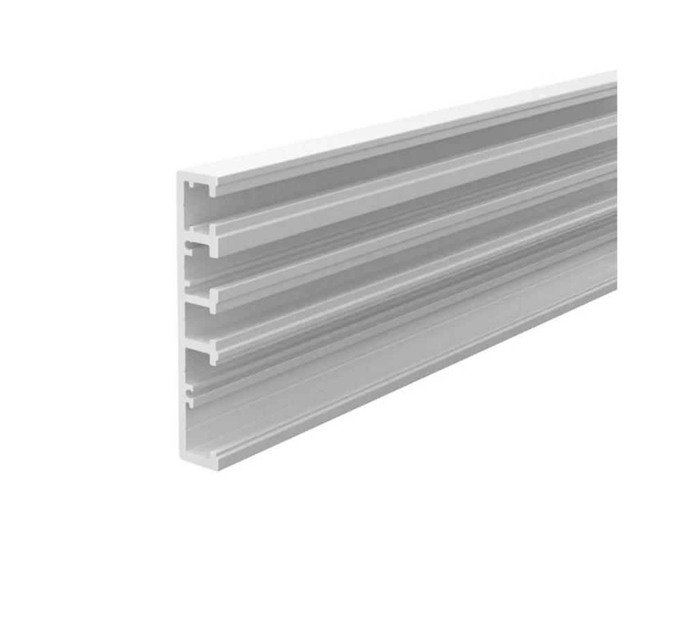 MasterTrack® FT väggavståndshållareL=2000 mm, vit RAL 9010