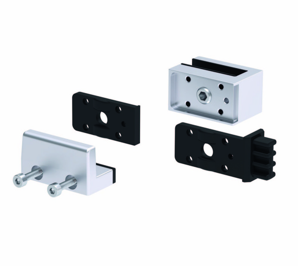 MasterTrack® ST skjutdörrssats för nischdusch, L=2000 mm, polerad