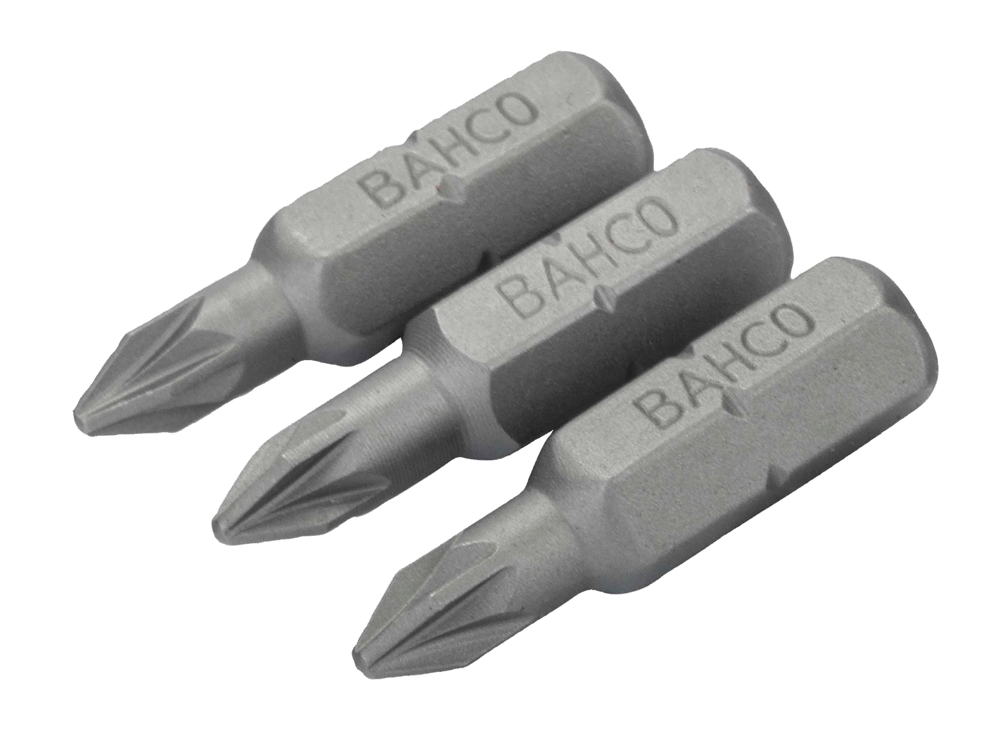 Bits Bahco för Pozidriv PZ1 3-pack