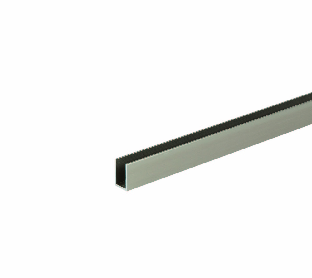 U-profil 13 x 20 mm,               RF-utseende, 2500 mm