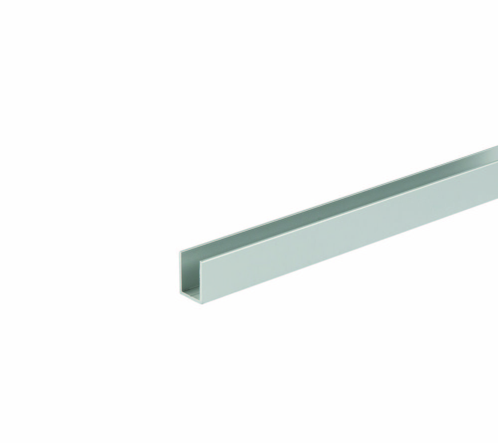 U-profil 15 x 20 mm,               natur, 2500 mm