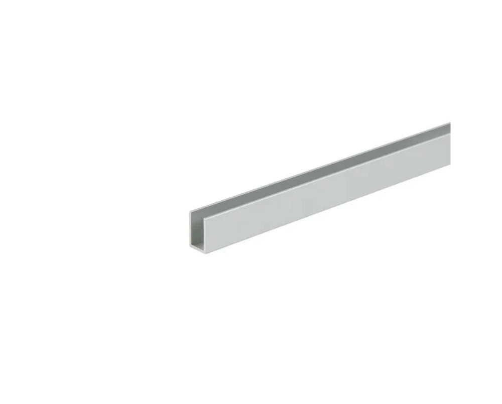 U-profil 13 x 20 mm,               natur, 5000 mm