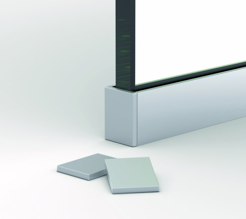 Sats med ändlock U-profil          15 x20 mm (10st)