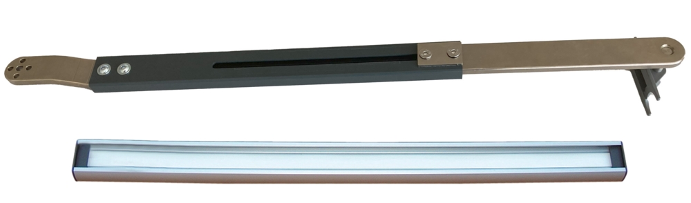 Justerbar glidarm med skena Digiway