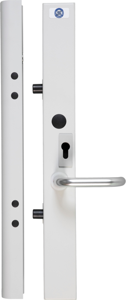 Högsäkerhetslås e-BR 2 points      vänster, med handtag och Y-stolpe