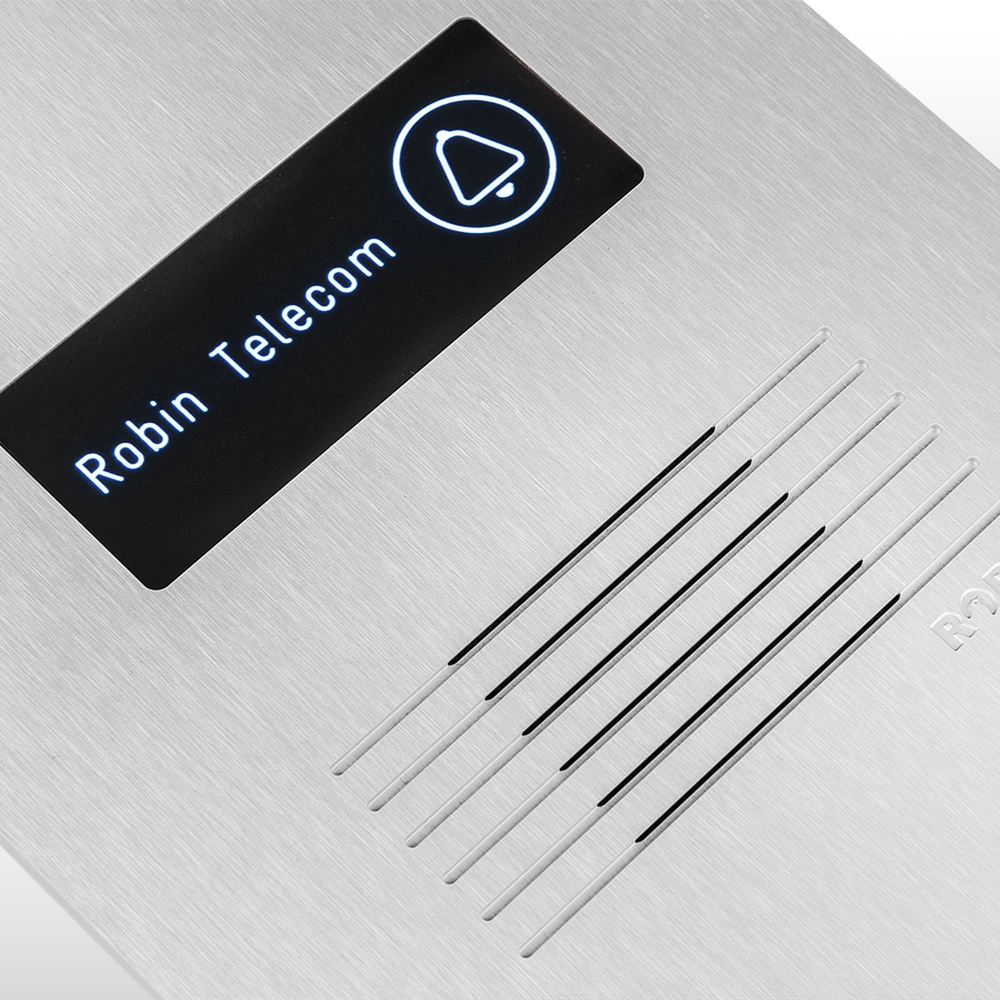 Etikett porttelefon Robin Pro      1 knapp