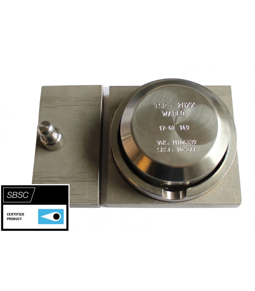 Containerlås TSR-2FIXX (Pucken)    (efter uppgiven kod) en nyckel