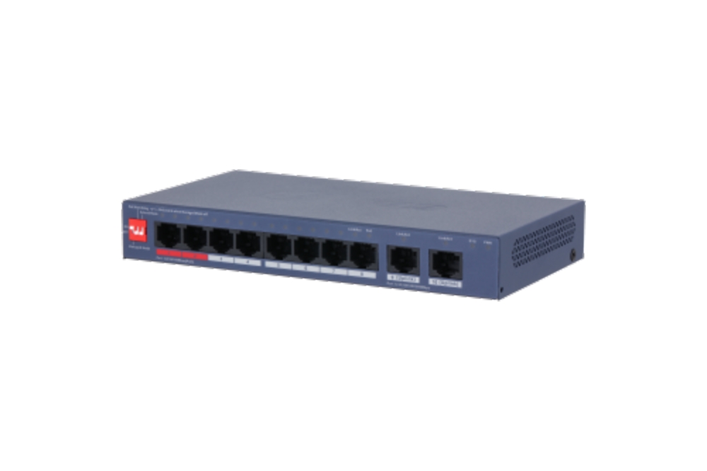 10-Port Cloud Managed Desktop      Switch with 8-Port PoE