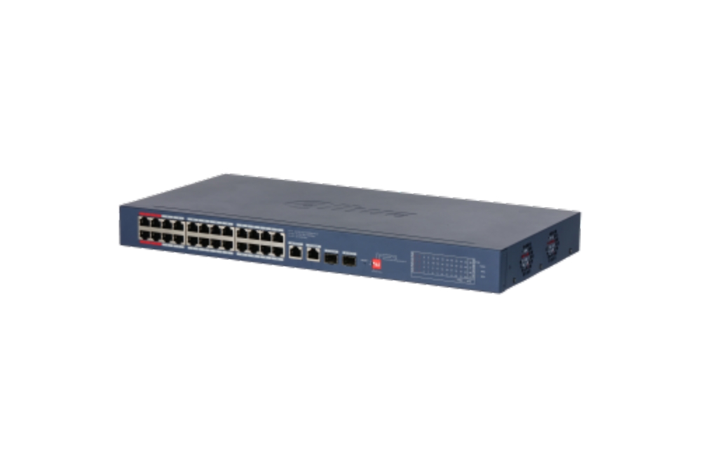 28-Port Cloud Managed Desktop PoE  Switch