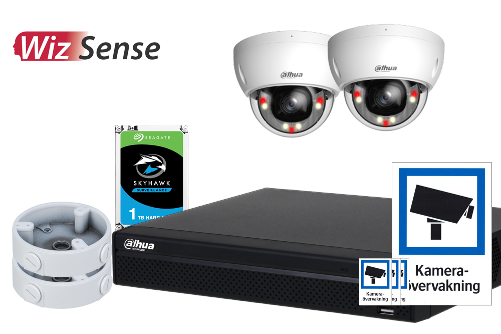 Kamerapaket Dome 2MP - FAST OPTIK  Dome