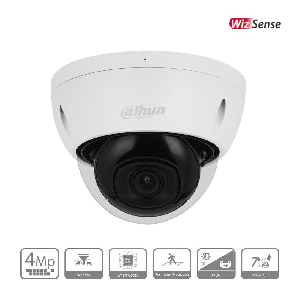 4MP IR Fixed-focal Dome WizSense   Network Camera