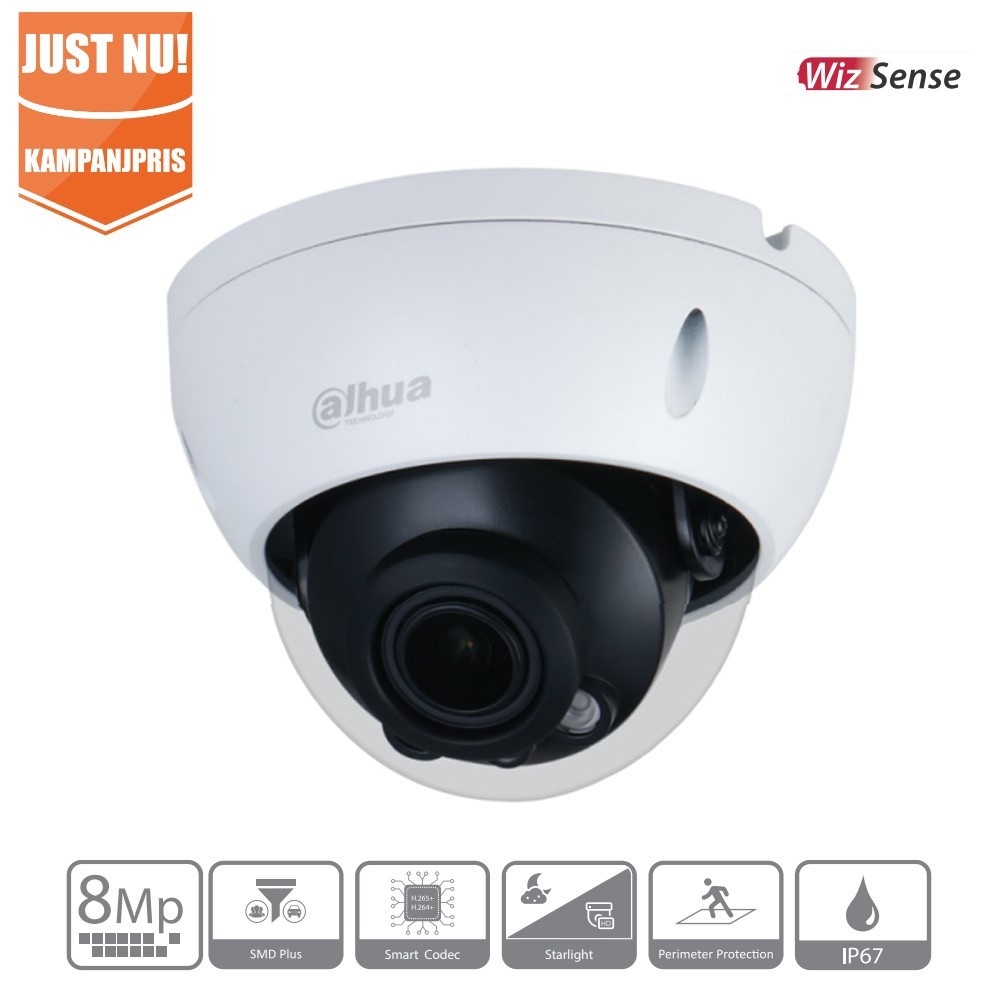 8MP WDR Vandal-proof Dome          Camera Network CAMERA