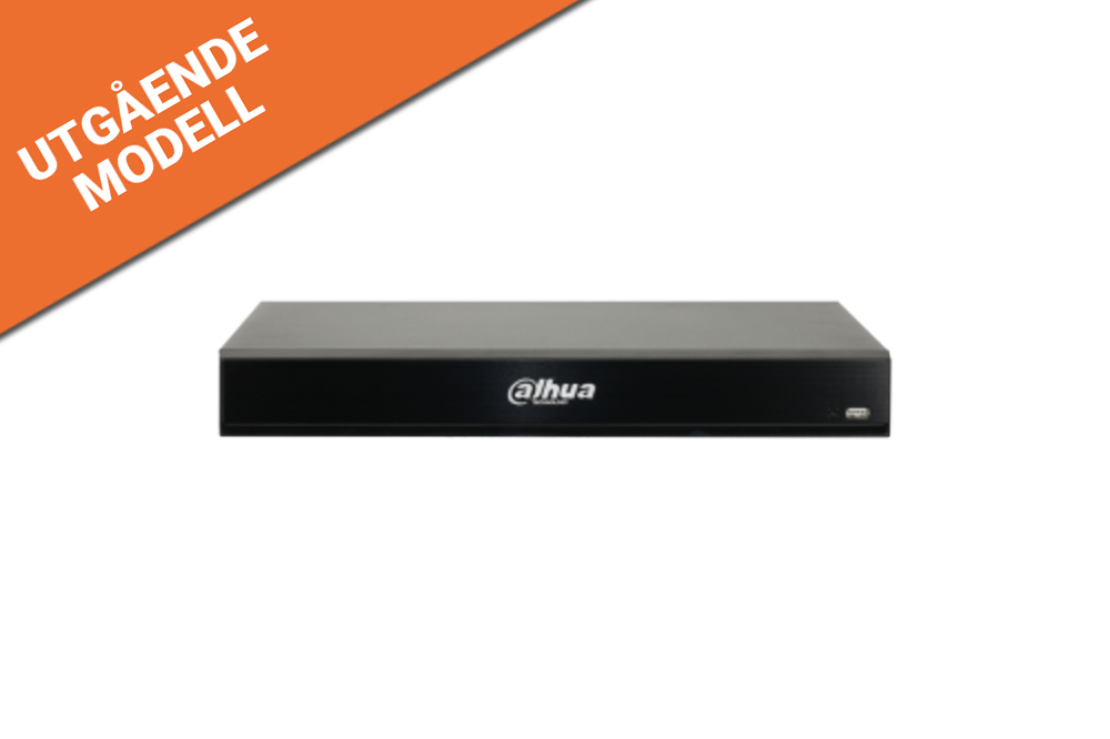 NVR Videolagring max. 16 kameror   16 PoE Portar - Metadata analys