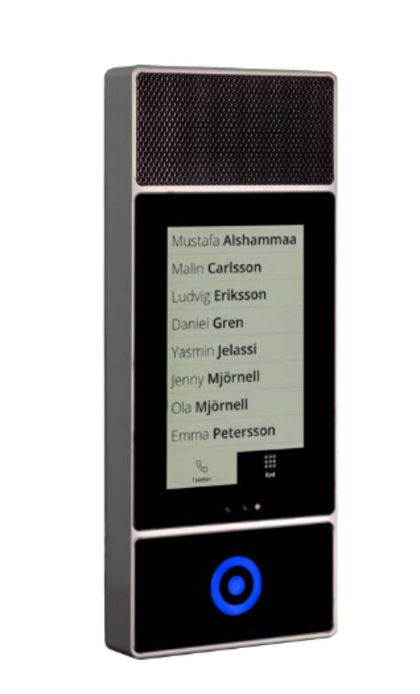 DinBox porttelefon TP512 Touchpad  5tum porttelefon med läsare R20