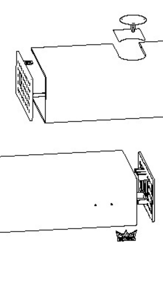 Täckkåpa dormakaba ED100/250 Basic SF (ange RAL)