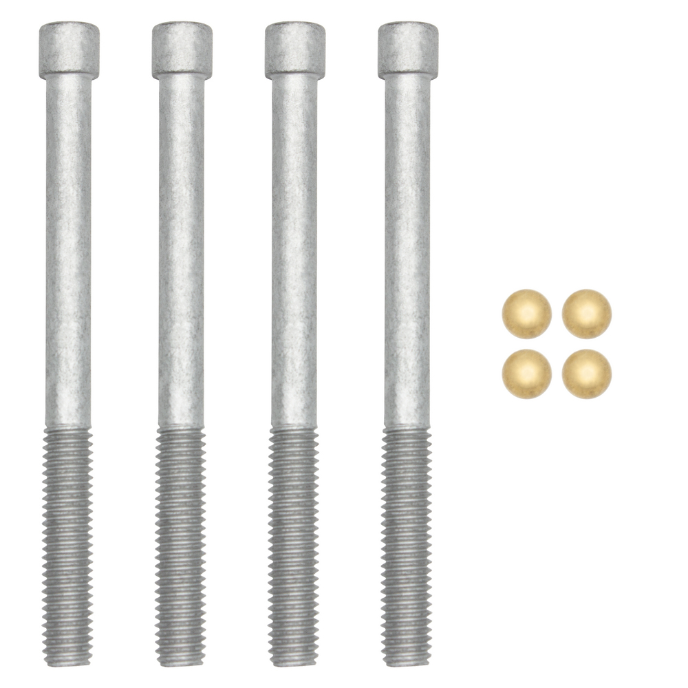 Cylinderskruv säk 4 st 60mm med    plugg