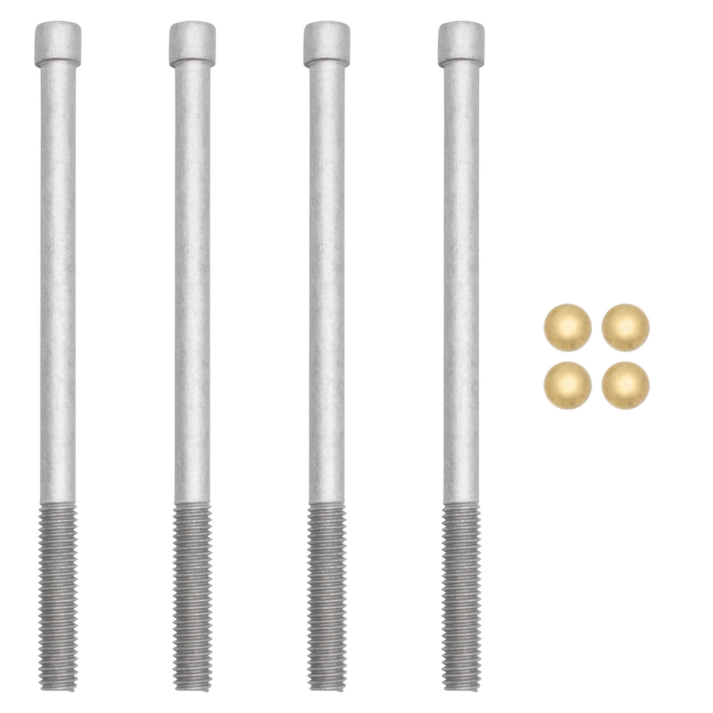 Cylinderskruv säk 4 st 80mm med    plugg