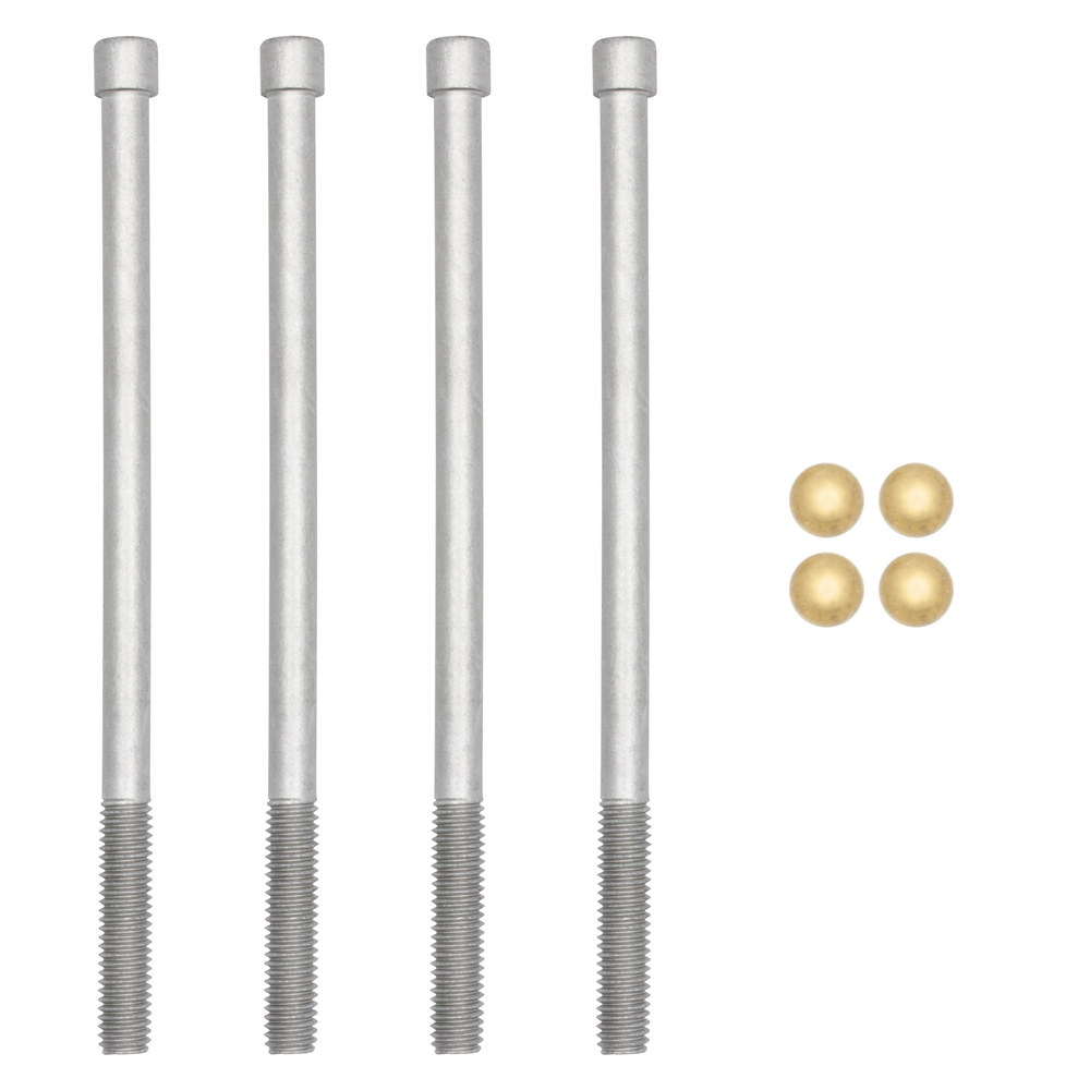 Cylinderskruv säk 4 st 90mm med    plugg
