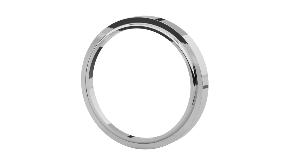 Distansring dormakaba 6.5mm        för oval Cylinderring krom