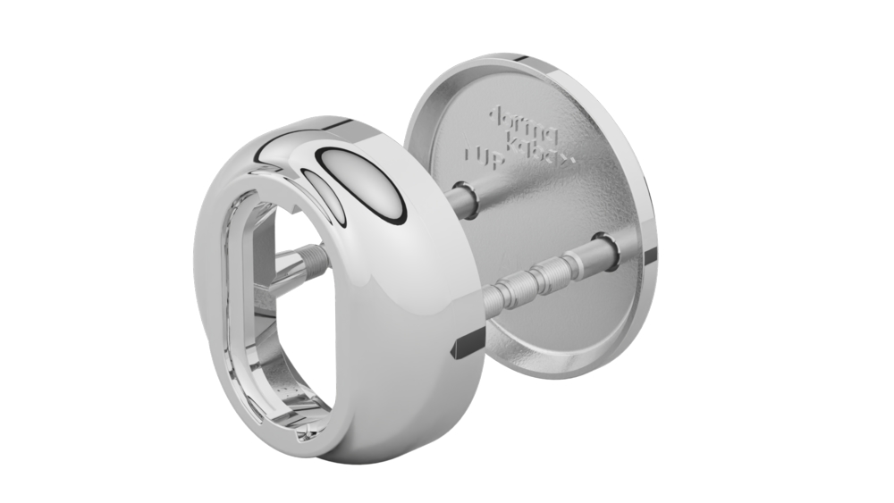 Cylinderbehör dormakaba DAK 7101/  D7320 8-19mm Krom 2356