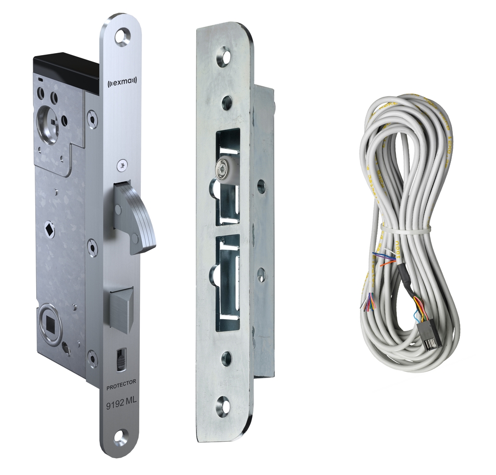Motorlås Exma Protector 9192ML     Vänster kpl