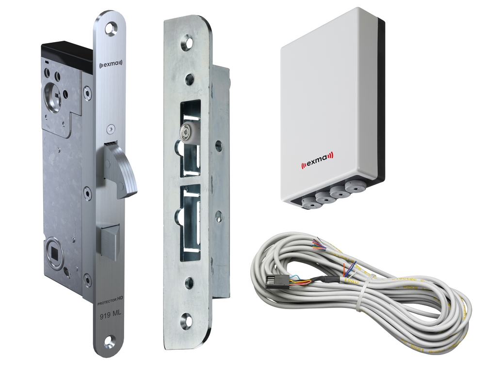 Motorlås Exma Protector 919ML HD   Vänster kpl