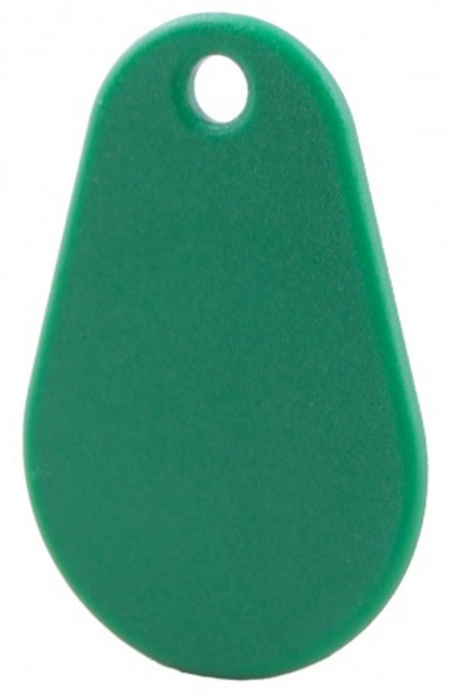 Nyckelbricka Standard EasyId Mifare1k med chipnummer grön