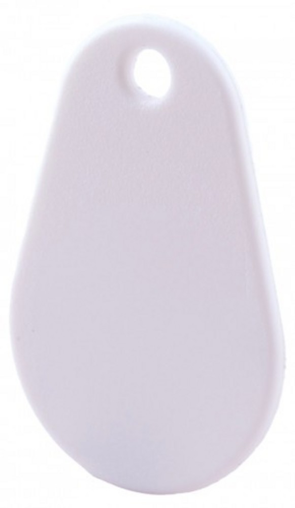 Nyckelbricka Standard EasyId Mifare4k med chipnummer vit
