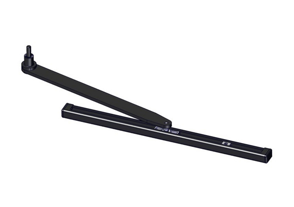 PULL-400 kort dörrbladsskena       SW300-S, SW300, svart