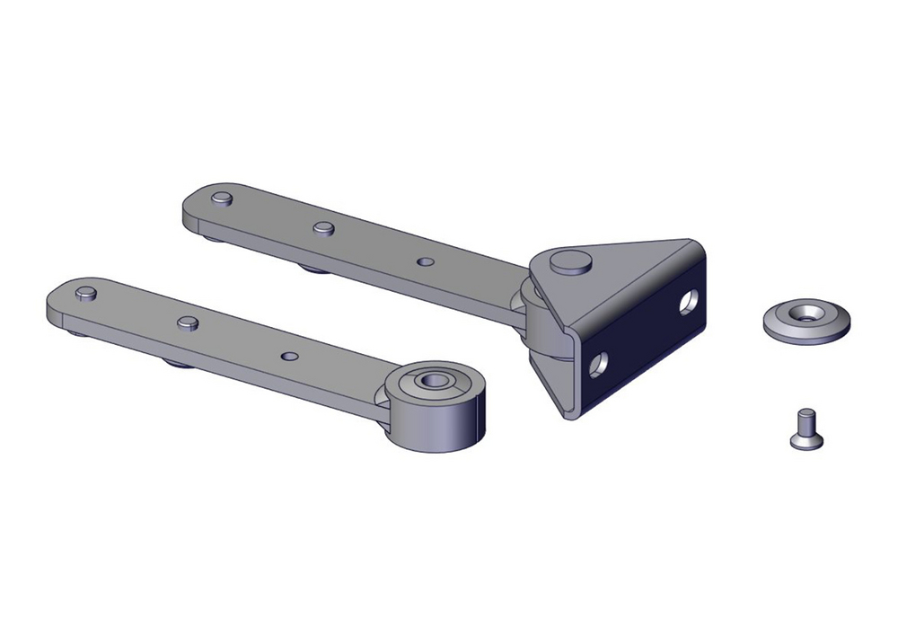 PUSH arm (tryckande) service kit   Pearl Dark Gray