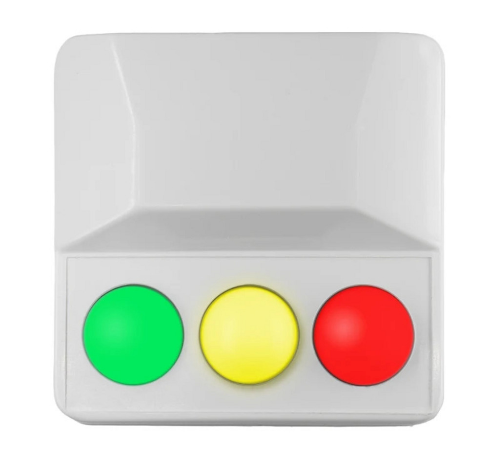 Diodindikering RGB grön/gul/röd medsummer