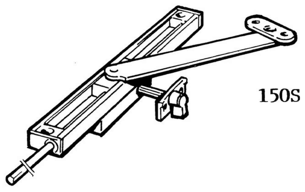 Dörrbroms FIX 150/4 H L=1100mm     OBS: bild visar med spärrkolv