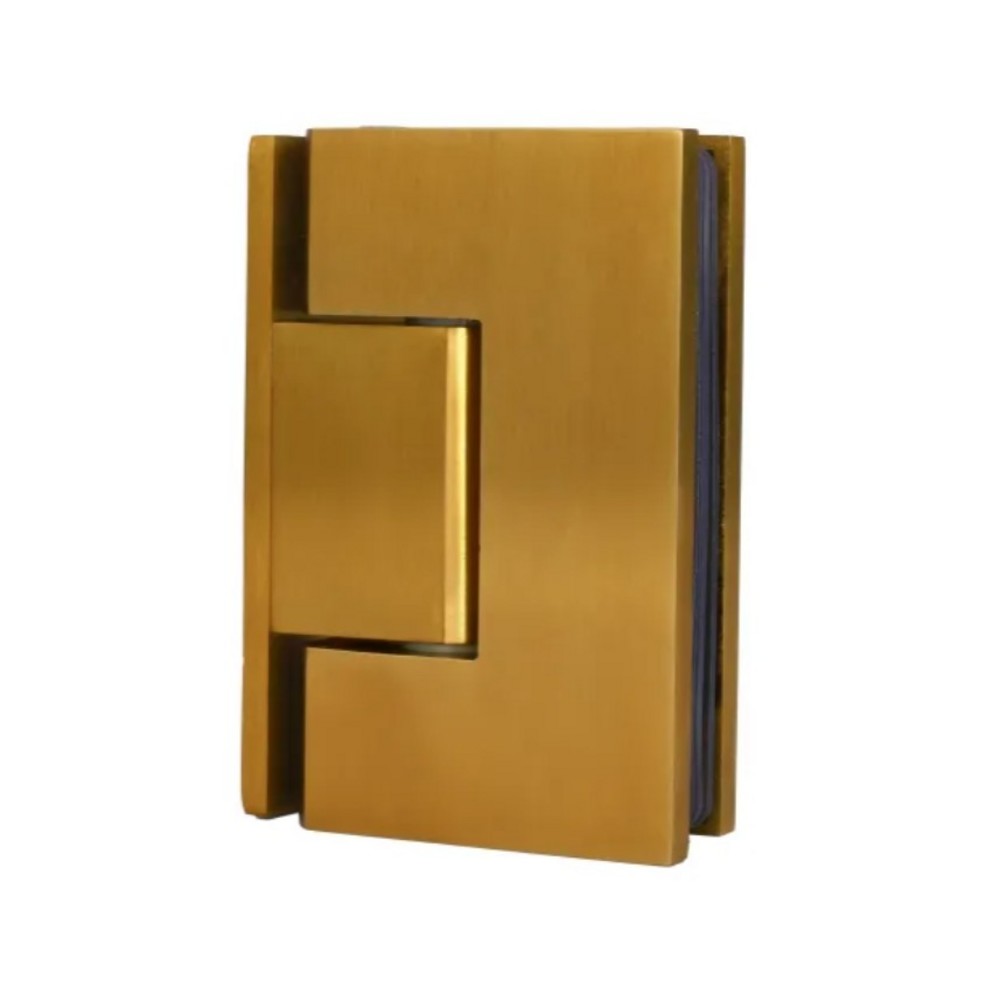 NS gångjärn, G/V, 8-12mm,          med ensidig fästplatta,matt mässing