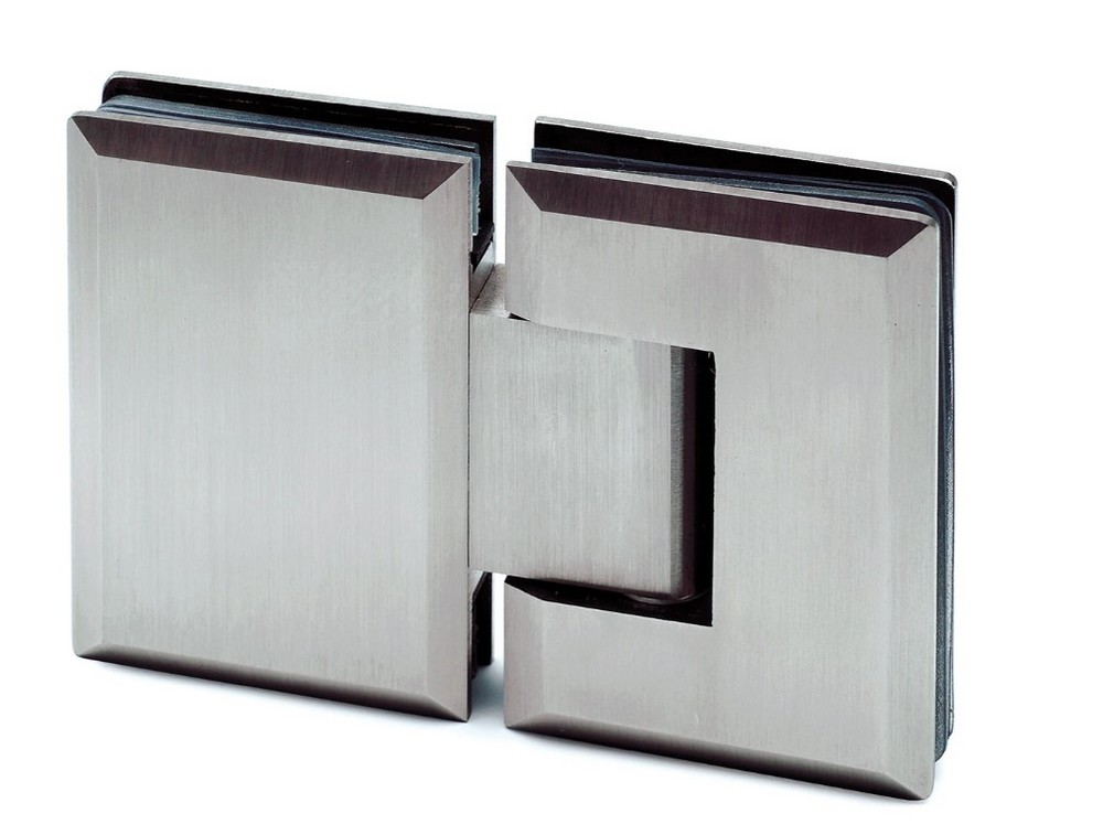 NS gångjärn, glas 180°, G/G,       8-12mm glas, blankpolerad