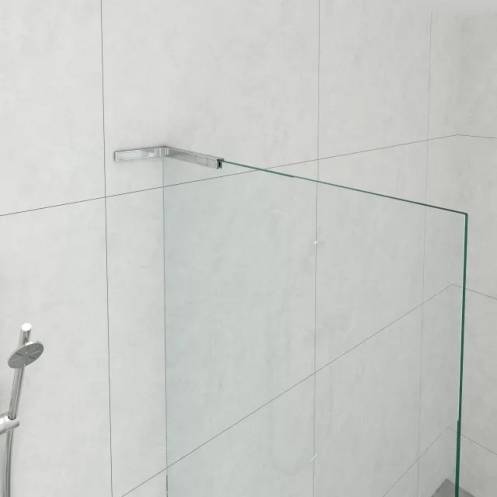 Vinkelbeslag stabilisering 90°,    höger, krom