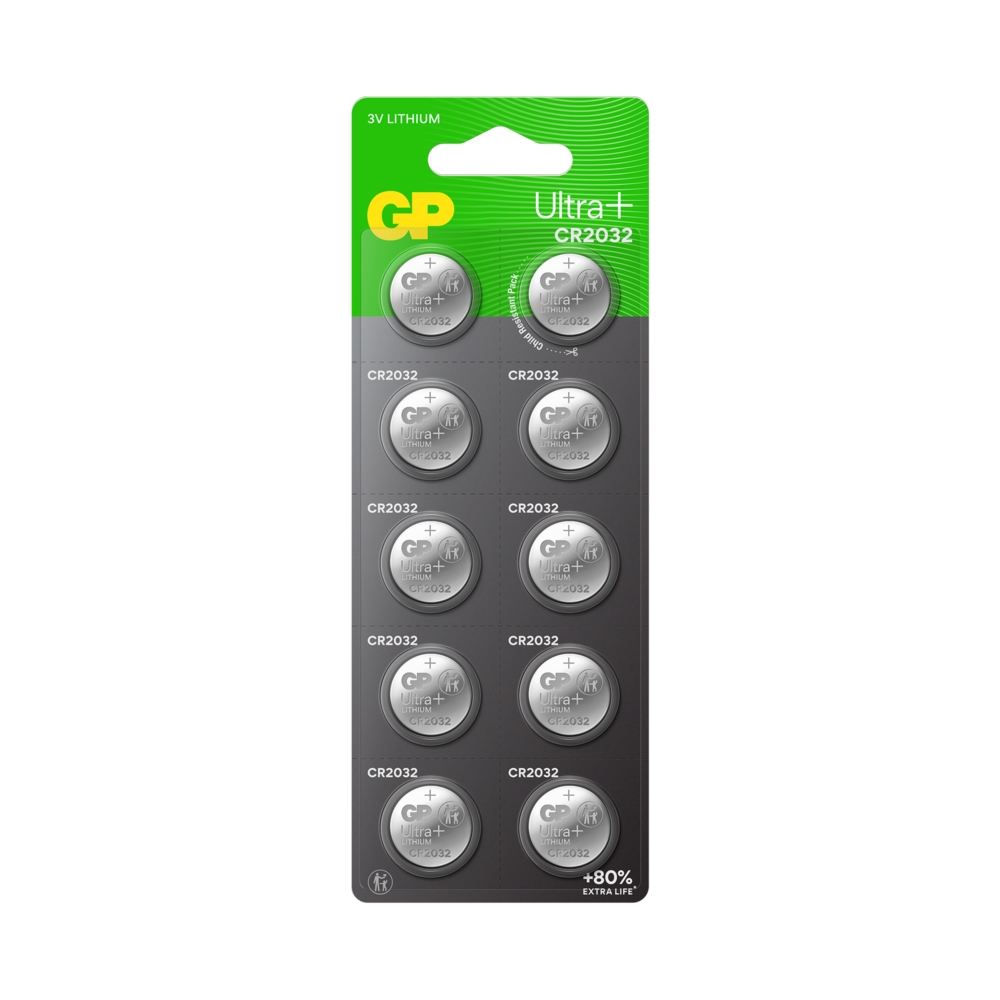 Batteri GP CR2032 10-pack