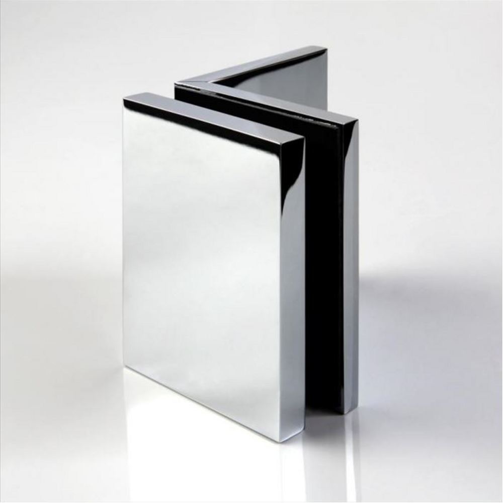 BF 112, vinkelfäste G/V 90°, matt  krom